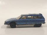 Vintage 1979 Lesney Matchbox Superfast No. 12 Citroen CX Blue Die Cast Toy Car Vehicle with Opening Rear Door