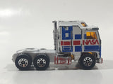 Vintage 1984 Matchbox Convoy Kenworth Aerodyne (COE) Nasa Transporter White Die Cast Toy Car Vehicle