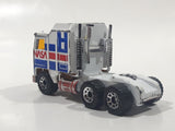 Vintage 1984 Matchbox Convoy Kenworth Aerodyne (COE) Nasa Transporter White Die Cast Toy Car Vehicle