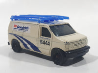 2007 Matchbox Garage Works Ford Panel Van BF Goodrich White Die Cast Car Vehicle