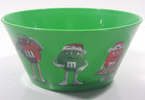 2022 Mars M & M's 5 1/2" Wide Green Plastic Bowl