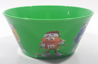 2022 Mars M & M's 5 1/2" Wide Green Plastic Bowl