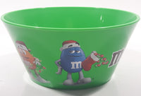 2022 Mars M & M's 5 1/2" Wide Green Plastic Bowl