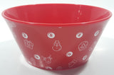 2022 Mars Skittles 5 1/2" Wide Red Plastic Bowl