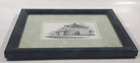 1985 Fort Langley C.N.R. Stations by Dianna Ponting Litho Print Drawing