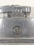 Antique Ronson Mastercase Chrome Art Deco Design Cigarette Case and Gas Lighter Combo