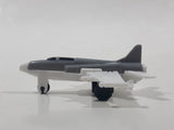 Fighter Jet Airplane Plastic Grey Toy Aircraft