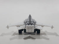 Fighter Jet Airplane Plastic Grey Toy Aircraft