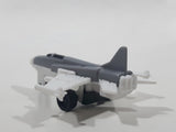 Fighter Jet Airplane Plastic Grey Toy Aircraft