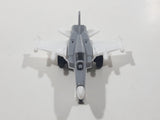 Fighter Jet Airplane Plastic Grey Toy Aircraft