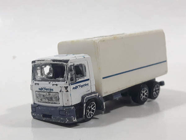 British Columbia B.C. Ferries White Container Truck Die Cast Toy Car Vehicle