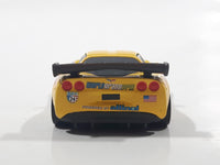 Disney Pixar Cars #24 Jeff Gorvette World Grand Prix Yellow Die Cast Toy Race Car Vehicle V2814