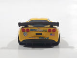 Disney Pixar Cars #24 Jeff Gorvette World Grand Prix Yellow Die Cast Toy Race Car Vehicle V2814