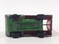 Vintage PlayArt Cement Mixer Green and Red Die Cast Toy Car Construction Building Equipment Vehicle