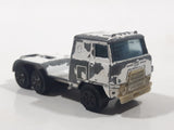 COE Semi Tractor Truck White Die Cast Toy Car Vehicle Made in Hong Kong