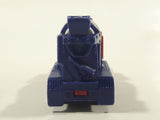 Unknown Brand Red Blue White Cement Mixer Truck Die Cast Toy Car Vehicle