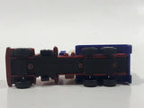 Unknown Brand Red Blue White Cement Mixer Truck Die Cast Toy Car Vehicle