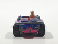 Vintage 1973 Lesney Products Rolamatics Beach Hopper Purple with Pink Speckles Die Cast Toy Car Vehicle - Bouncing Driver