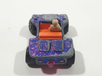 Vintage 1973 Lesney Products Rolamatics Beach Hopper Purple with Pink Speckles Die Cast Toy Car Vehicle - Bouncing Driver
