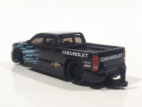 Maisto 2004 Chevrolet Silverado SS Black Die Cast Toy Car Vehicle with Rubber Tires