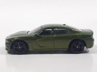 2019 Matchbox MBX Road Trip 2018 Dodge Charger Metalflake Green Die Cast Toy Car Vehicle