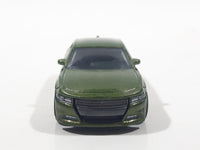 2019 Matchbox MBX Road Trip 2018 Dodge Charger Metalflake Green Die Cast Toy Car Vehicle