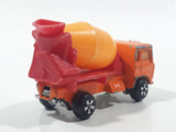 Vintage Universal Products No. M1006 Cabover Semi Truck Cement Mixer Orange Red YellowDie Cast Toy Car Vehicle Made in Hong Kong