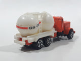 Vintage 1970s Yat Ming Speed Wheels GS-36 Semi Tanker Truck Orange Die Cast Toy Car Vehicle