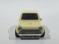2021 Hot Wheels HW J‑Imports Custom '70 Honda N600 Cream Yellow White Die Cast Toy Car Vehicle