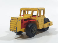 Vintage 1979 Lesney Matchbox No. 72 Bomag Road Roller Yellow Die Cast Toy Car Construction Vehicle