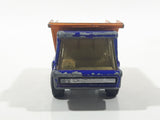 Vintage 1975 Lesney Matchbox Superfast No. 23 Atlas Dump Truck Blue and Orange  Die Cast Toy Car Vehicle