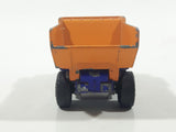 Vintage 1975 Lesney Matchbox Superfast No. 23 Atlas Dump Truck Blue and Orange  Die Cast Toy Car Vehicle