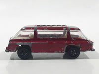 Vintage 1970 Lesney Matchbox Series No. 22 Freeman Inter-City Communter Metallic Red Die Cast Toy Car Vehicle