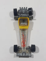 Vintage 1977 Hot Wheels Odd Rod Yellow and Clear Die Cast Toy Dragster Race Car Vehicle