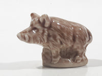 1970s Red Rose Tea Wild Boar Wade Figurine Tiny Chip on Tusk