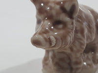 1970s Red Rose Tea Wild Boar Wade Figurine Tiny Chip on Tusk