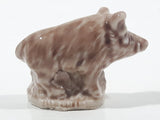 1970s Red Rose Tea Wild Boar Wade Figurine Tiny Chip on Tusk