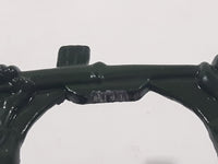 Soldier Laying Down with Gun 4 1/2" Long Green Heavy Metal Bottle Opener