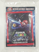 2012 MJ Holding Company Enter Play Nintendo Super Mario Galaxy Official Sticker Collection 25 Stickers Inside New in Package