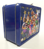 Nintendo Wii Gaming Console Super Mario Bros. Character Themed Dark Blue Tin Metal Lunch Box