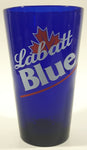 Labatt's Blue Beer 5 3/4" Tall Cobalt Blue Glass Cup