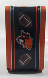 2003 CFL BC Lions Football Team 50 Seasons Est 1953 Dave Dickenson Quarterback Jason Clermont Slotback Orange and White Tin Metal Lunch Box