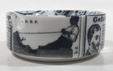 Bakauf ist Torheit Kleiner Wagen Antique Cars Black and White 3 3/8" Diameter Ceramic Ash Tray Made in Western Germany