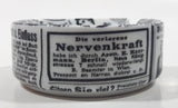 Bakauf ist Torheit Kleiner Wagen Antique Cars Black and White 3 3/8" Diameter Ceramic Ash Tray Made in Western Germany