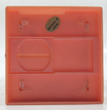 Vintage Light Pink 6 3/4" Tall British Plastic Telephone Booth Shaped Coin Bank
