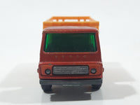 Vintage 1976 Lesney Matchbox Superfast No. 71 Dodge Cattle Truck Brown Die Cast Toy Car Vehicle