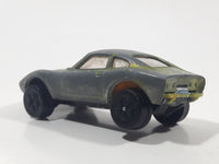 Vintage PlayArt Opel GT Bare Metal Die Cast Toy Car Vehicle