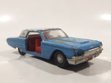 Very Rare Vintage Meccano Dink Toys Ford Thunderbird Coupe Blue with White Roof 1/42 Scale Die Cast Toy Car Vehicle