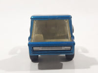 Vintage 1981 Lesney Matchbox Superfast No. 27 Skip Truck Metallic Blue Die Cast Toy Dump Truck Vehicle