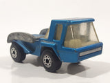 Vintage 1981 Lesney Matchbox Superfast No. 27 Skip Truck Metallic Blue Die Cast Toy Dump Truck Vehicle